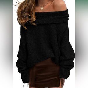 Women's Off The Shoulder Sweater